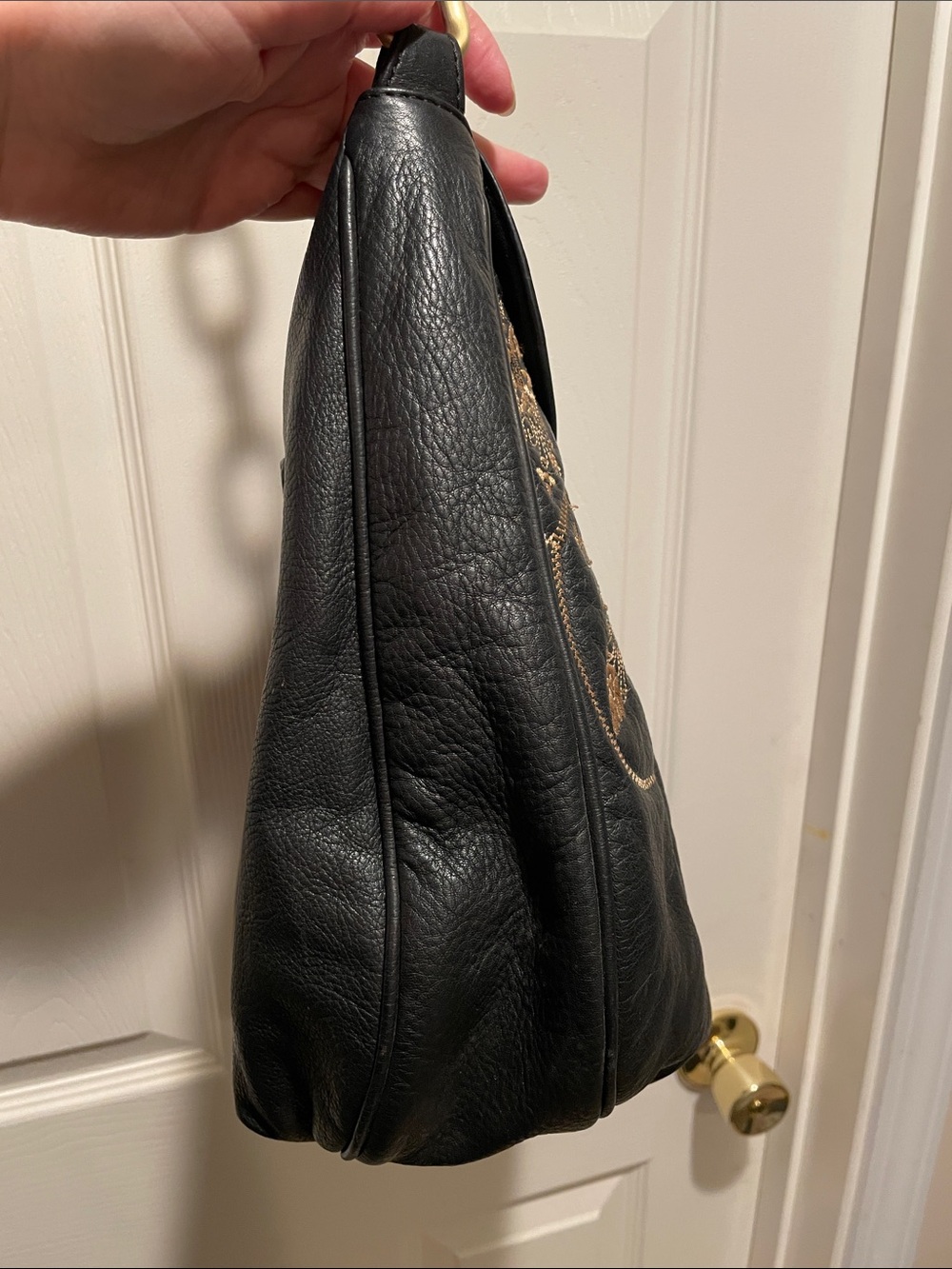 Isabella Fiore embroidered hobo shoulder bag - Picture 12 of 13